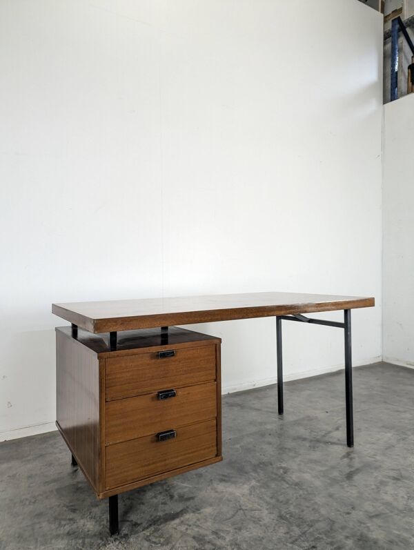Bureau à caisson de Jacques Hitier édité par Charron