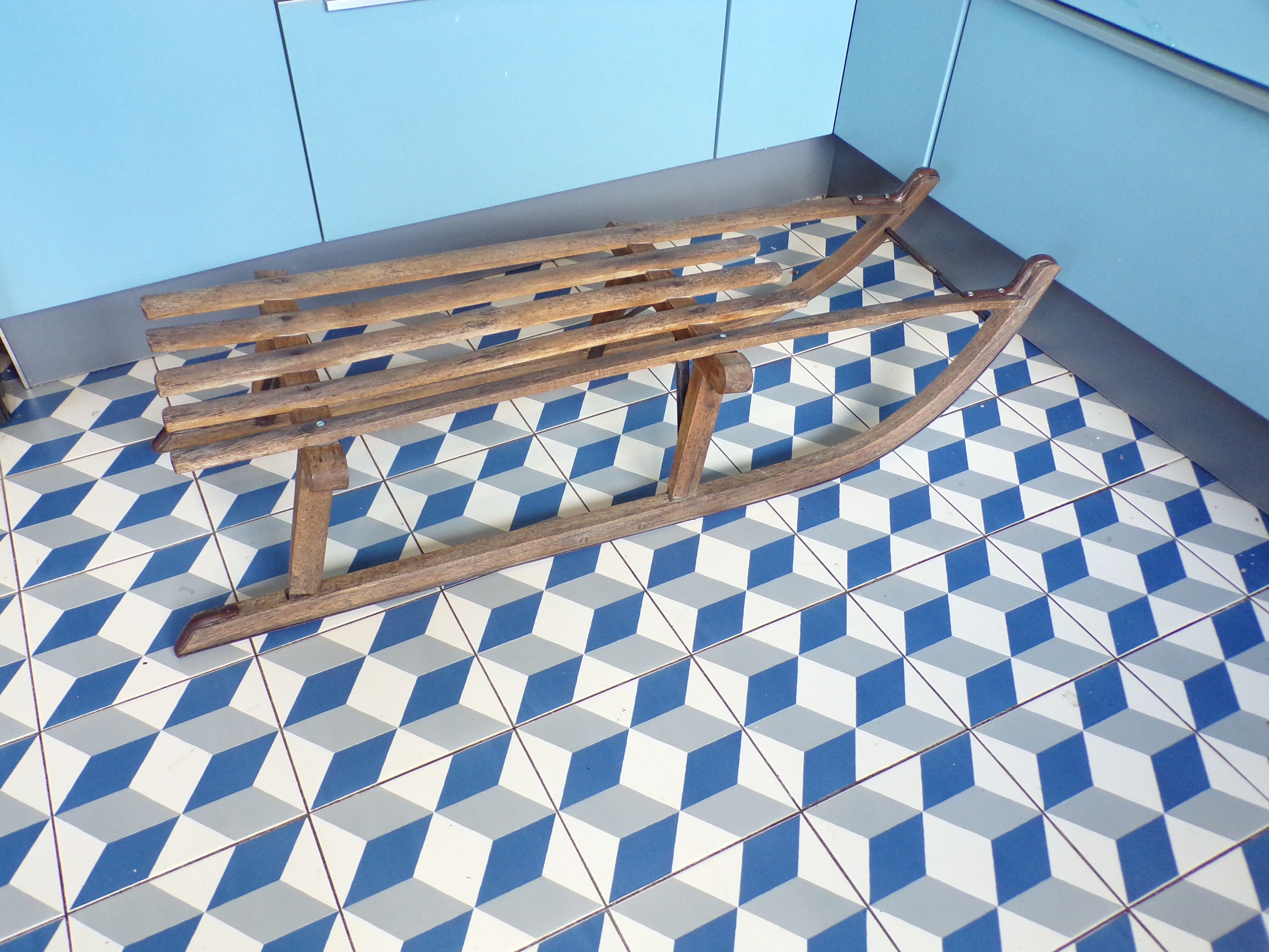Old wooden sledge