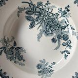 Assiettes en terre de fer Sarreguemines Margot