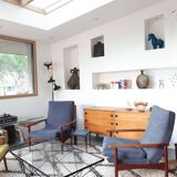 Pair of 50s steiner armchairs