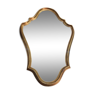 Miroir ancien doré