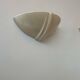 Pair of vintage wall lights, beige porcelain, France 1970