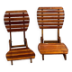 Chaises pliantes