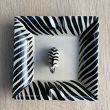 Zebra ashtray