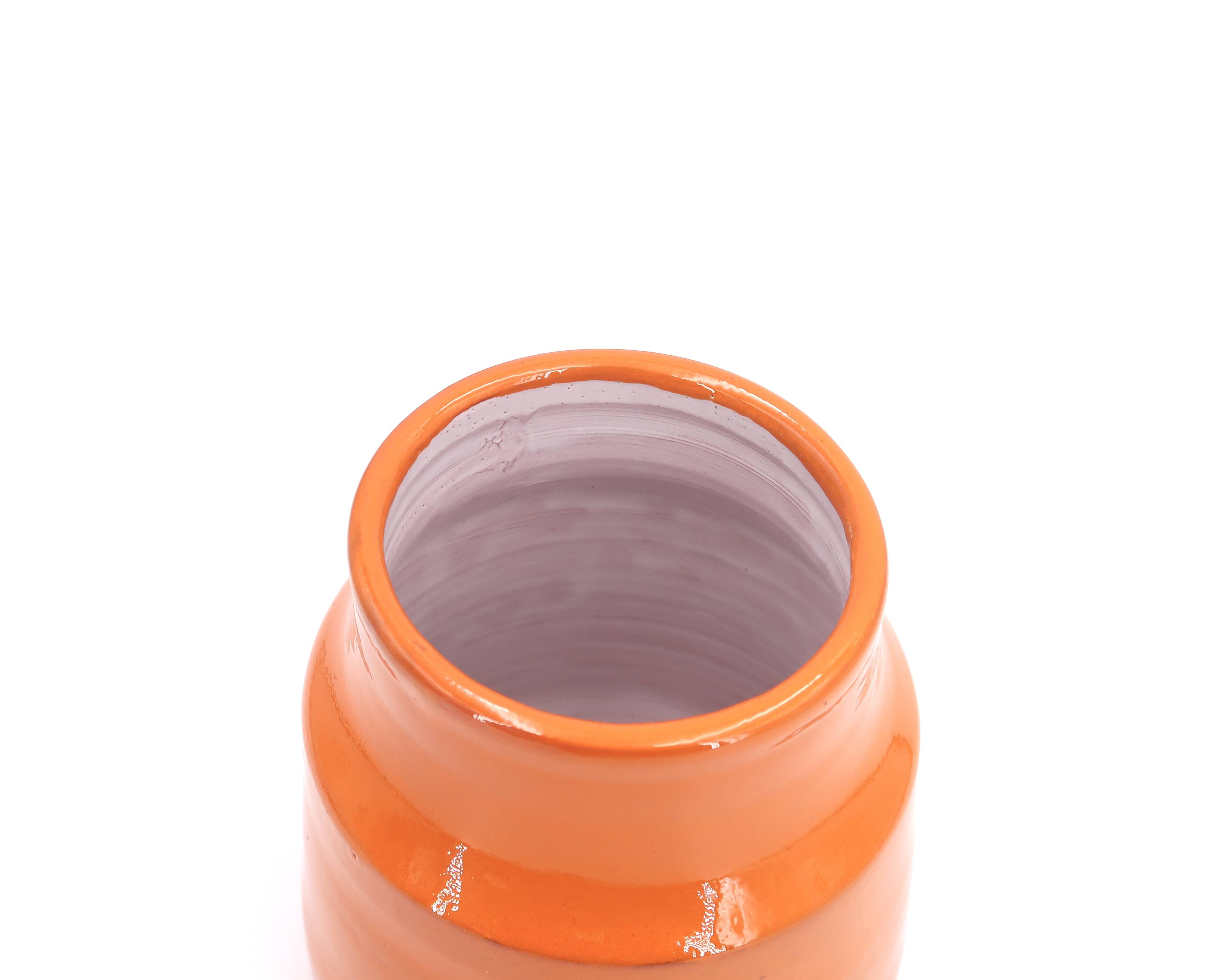 Orange ceramic by Mado Jolain, 1950s