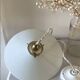 Suspension en opaline