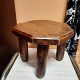 Solid oak stool