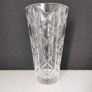 Vase en cristal décor de pastilles 25,5 cm