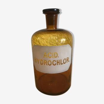 Large bottle of ancient apothecary
