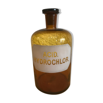 Large bottle of ancient apothecary