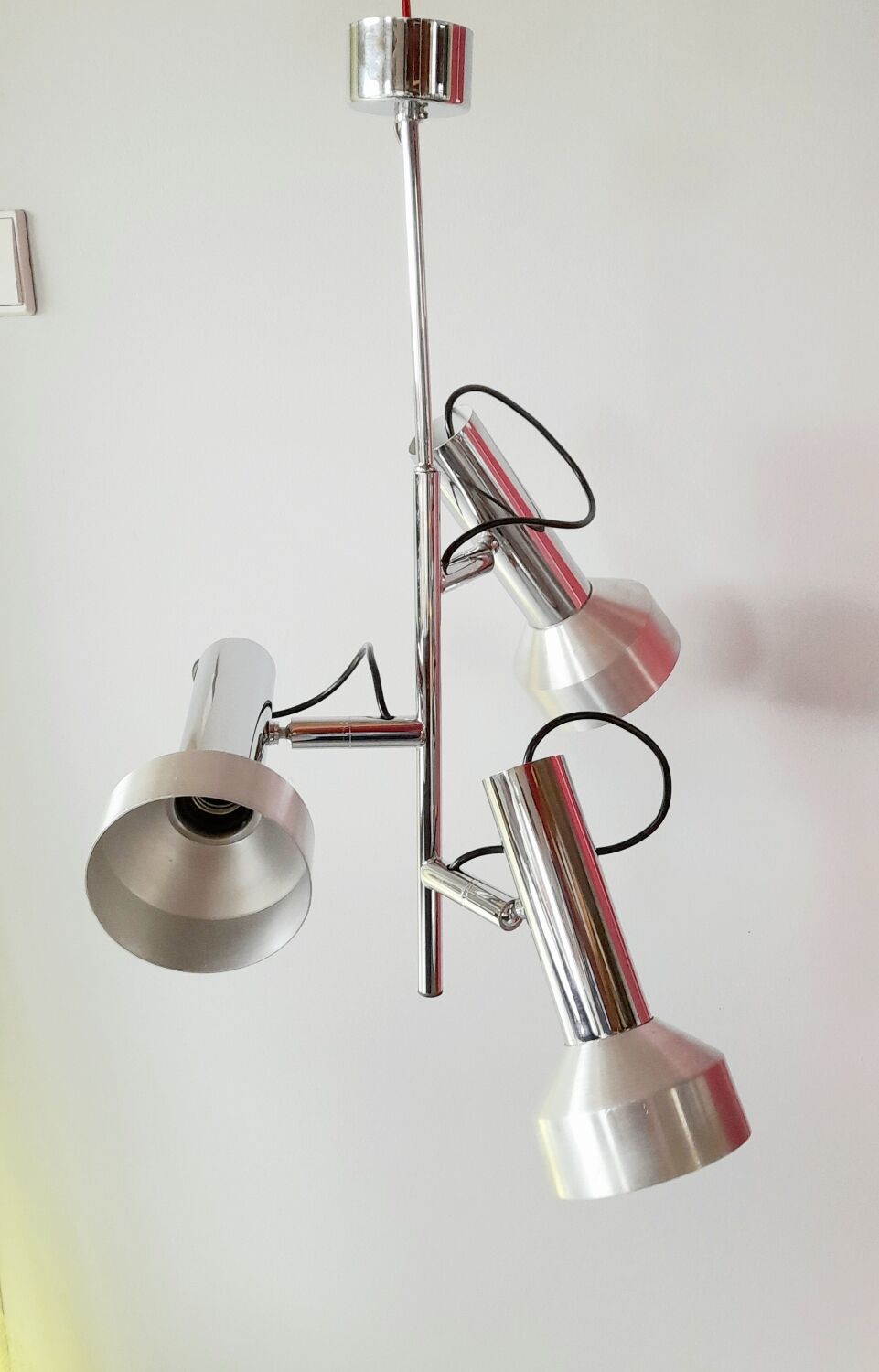 Chandelier space age 3 spots