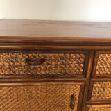 Rattan sideboard