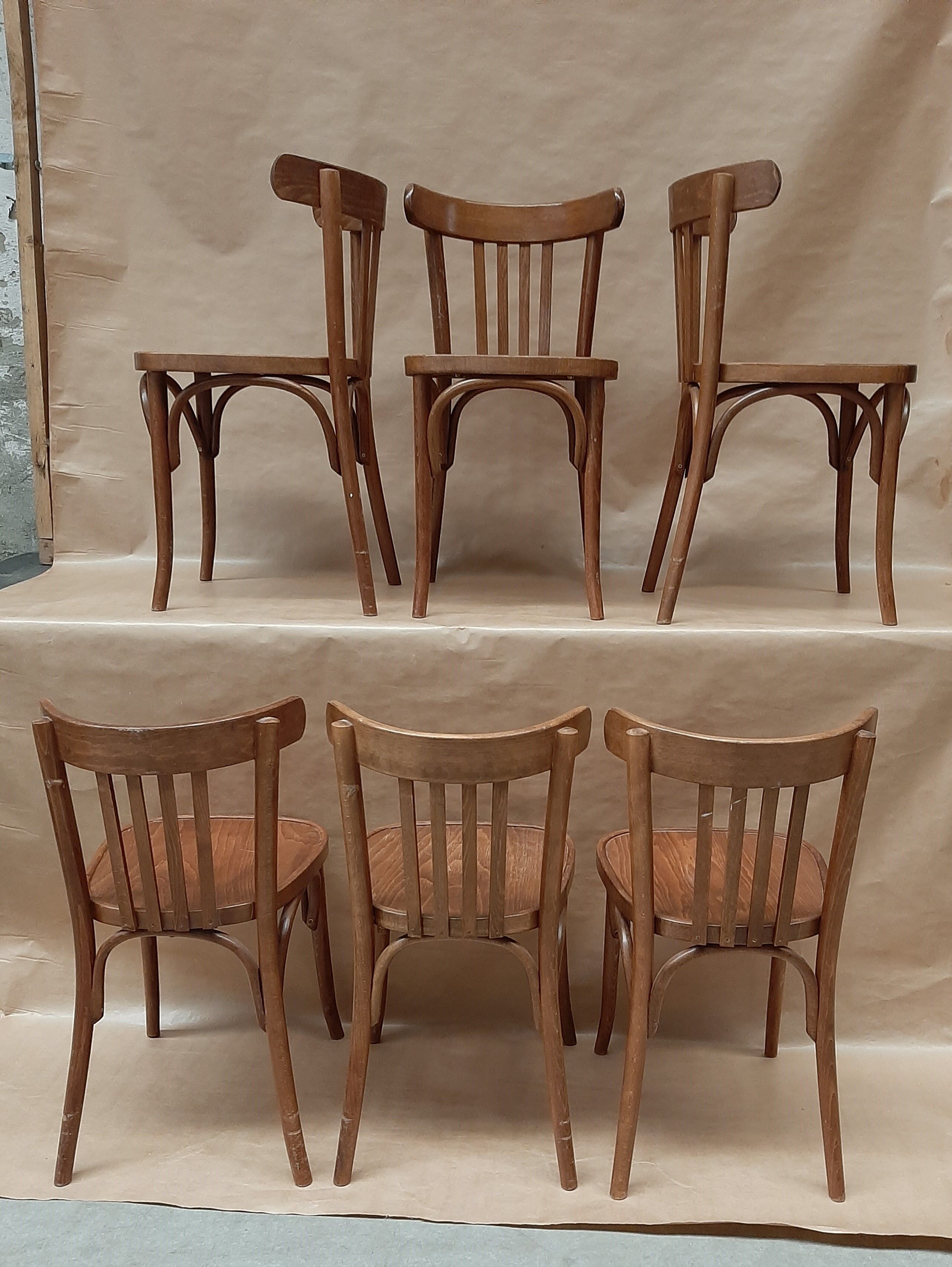 Lot 4 bistro chairs