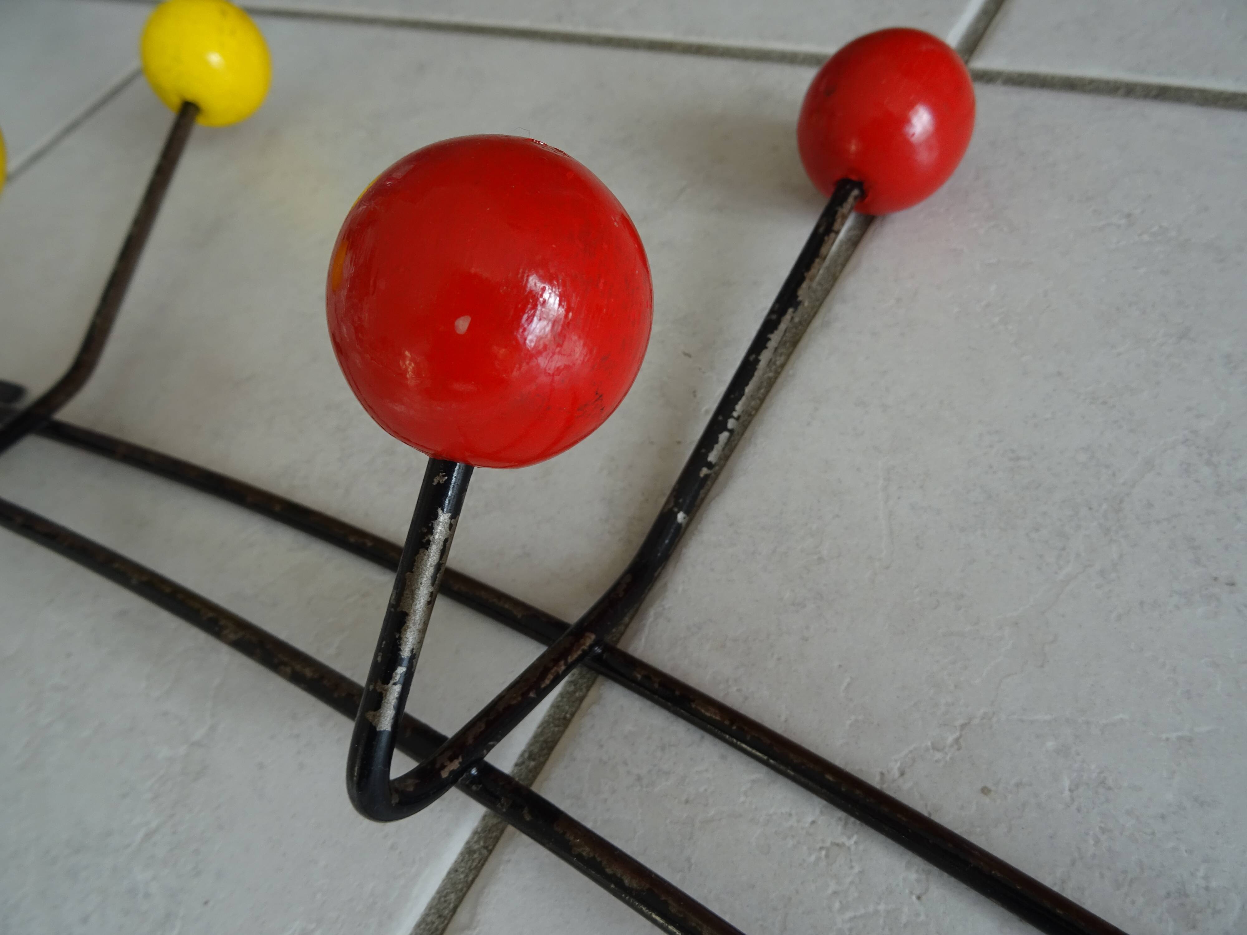 Vintage wall coat rack year 50/60