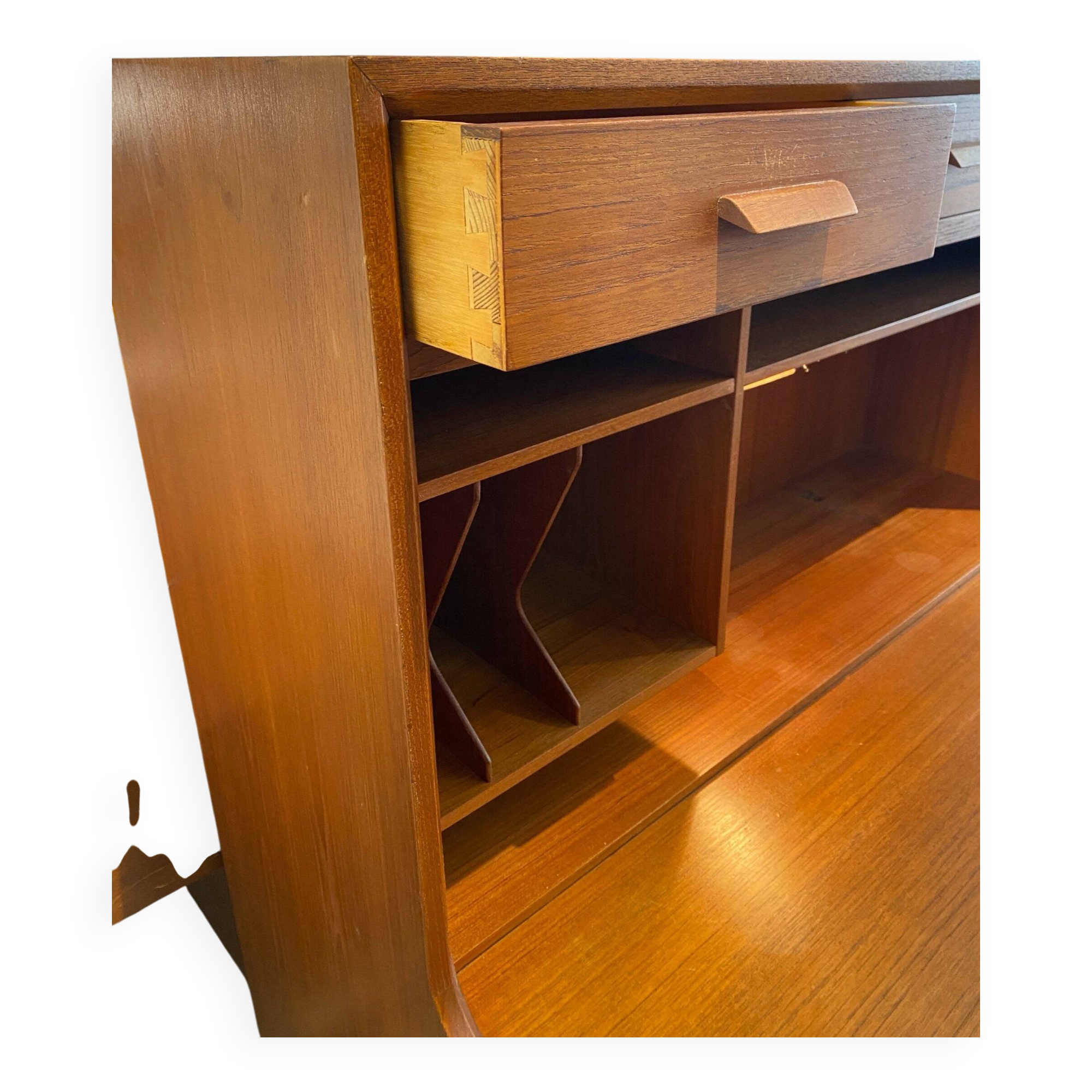 Danish teak secretary desk, 1960