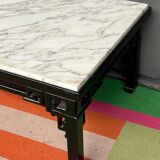 Chinese coffee table with marble top