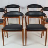 6 Scandinavian teak chairs by Andersen 1960