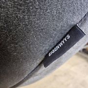 Grey leather swivel armchair Specter by DYYK (Almost new)