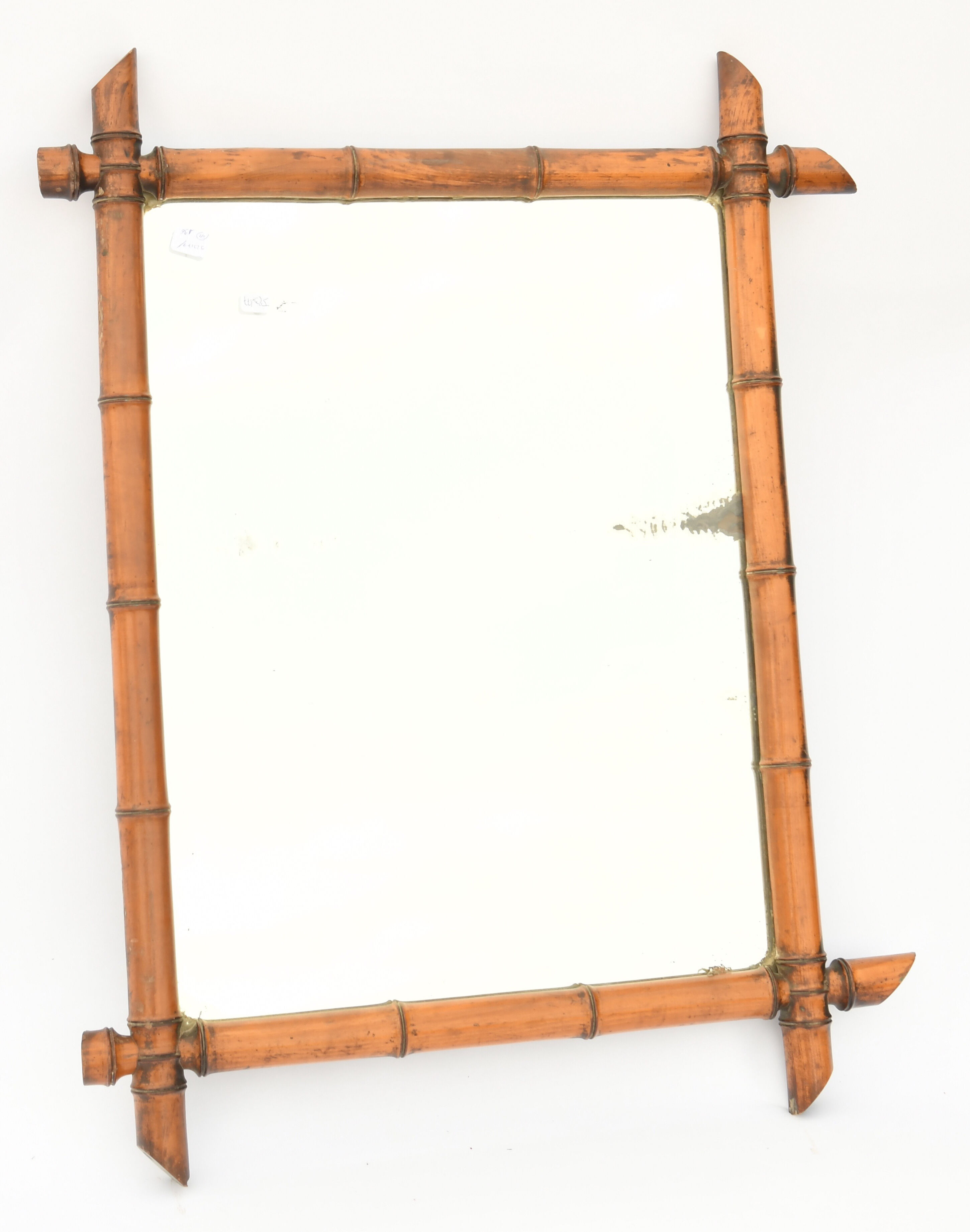 Bamboo mirror 68x53 cm