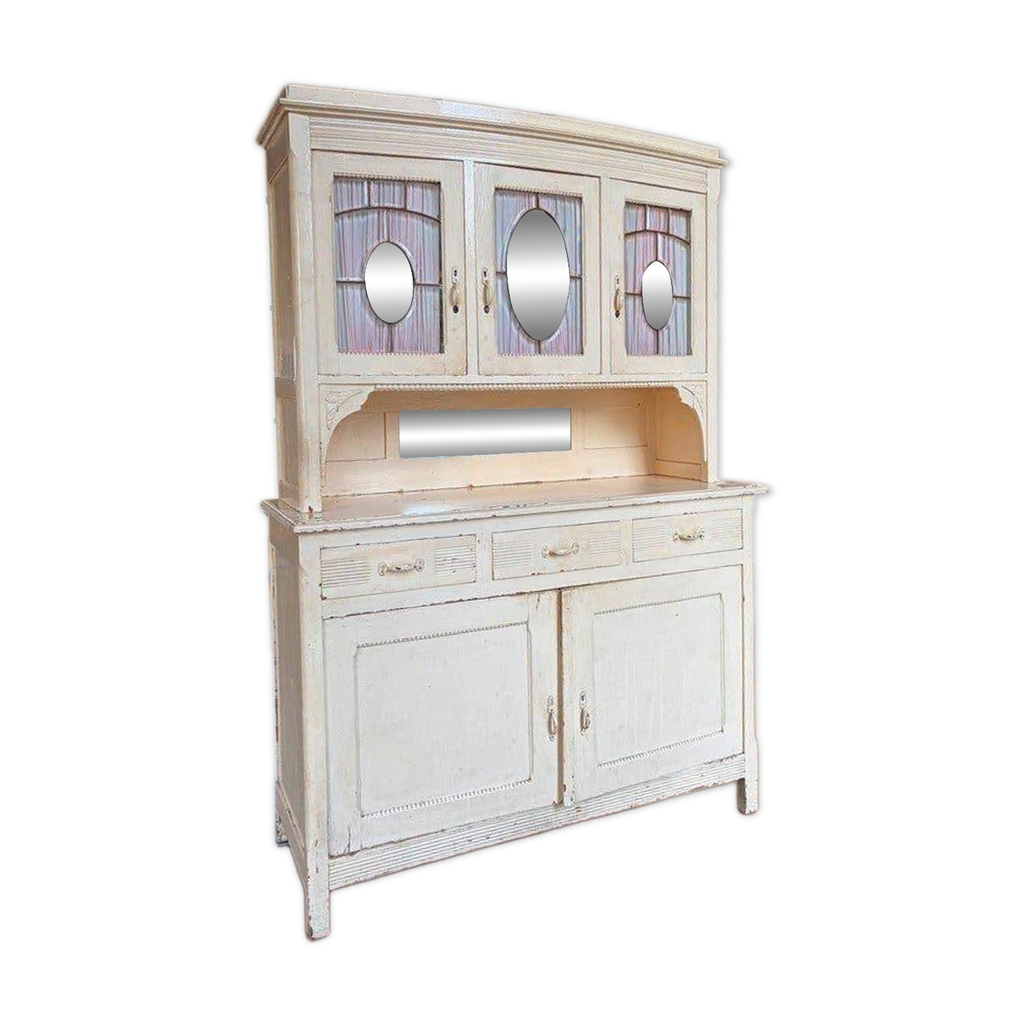 Buffet vintage off-white / antique furniture