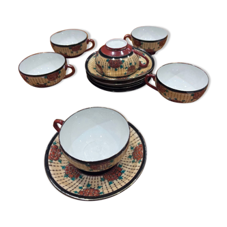 Fine porcelain cups and saucers