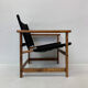 Mid-century desgn safari chair by Hyllinge Møbler Denmark , 1970’s