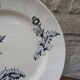 Old Lonchamp ceramic plate, Chardon Terre de fer model