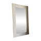 White wooden mirror 245 x 125 cm