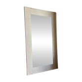 White wooden mirror 245 x 125 cm