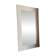 White wooden mirror 245 x 125 cm