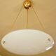 Ikea vintage brass &opalin glass hanging lamp circa 1970