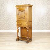 Rustic Oak Cabinet, Late 19th Century