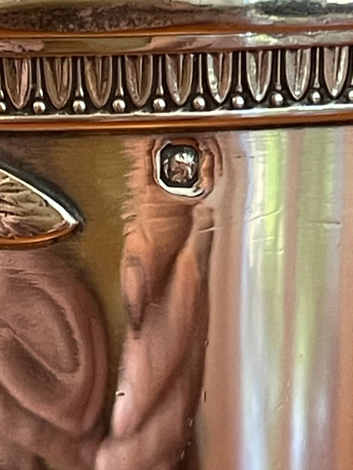 Solid silver bonbonnière, silversmith Émile Puiforcat