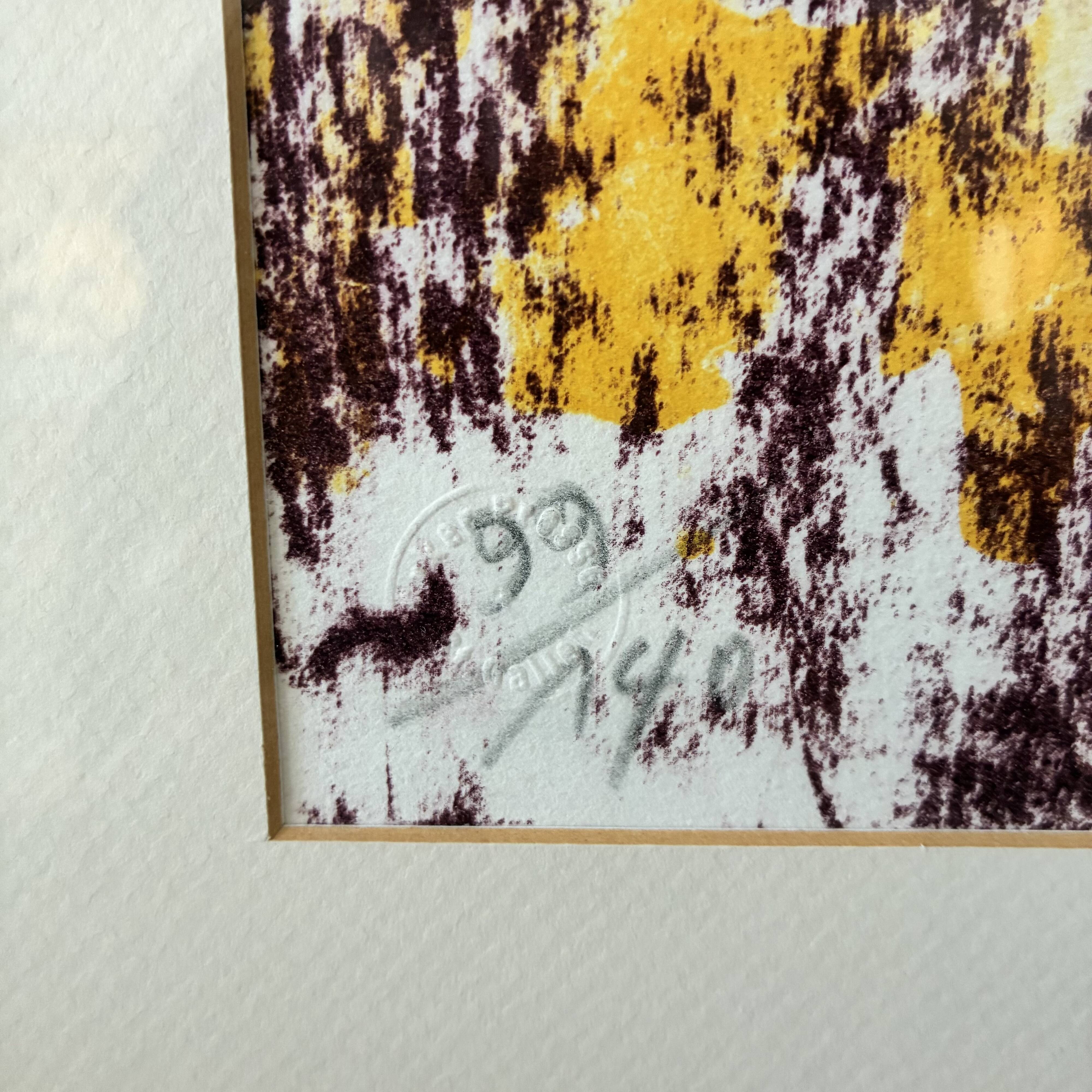 Günther UECKER - Original Signed Lithograph 2014 - Ed. Breckner - 99/140