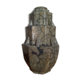 Vase à gradins Art Déco, Ecole de Nancy, Mougin, numéroté