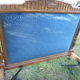 Bed time Louis XVI velvet blue stamp frame
