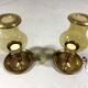 Peter Jensen Copenhagen brass candle holders Denmark 1960’s