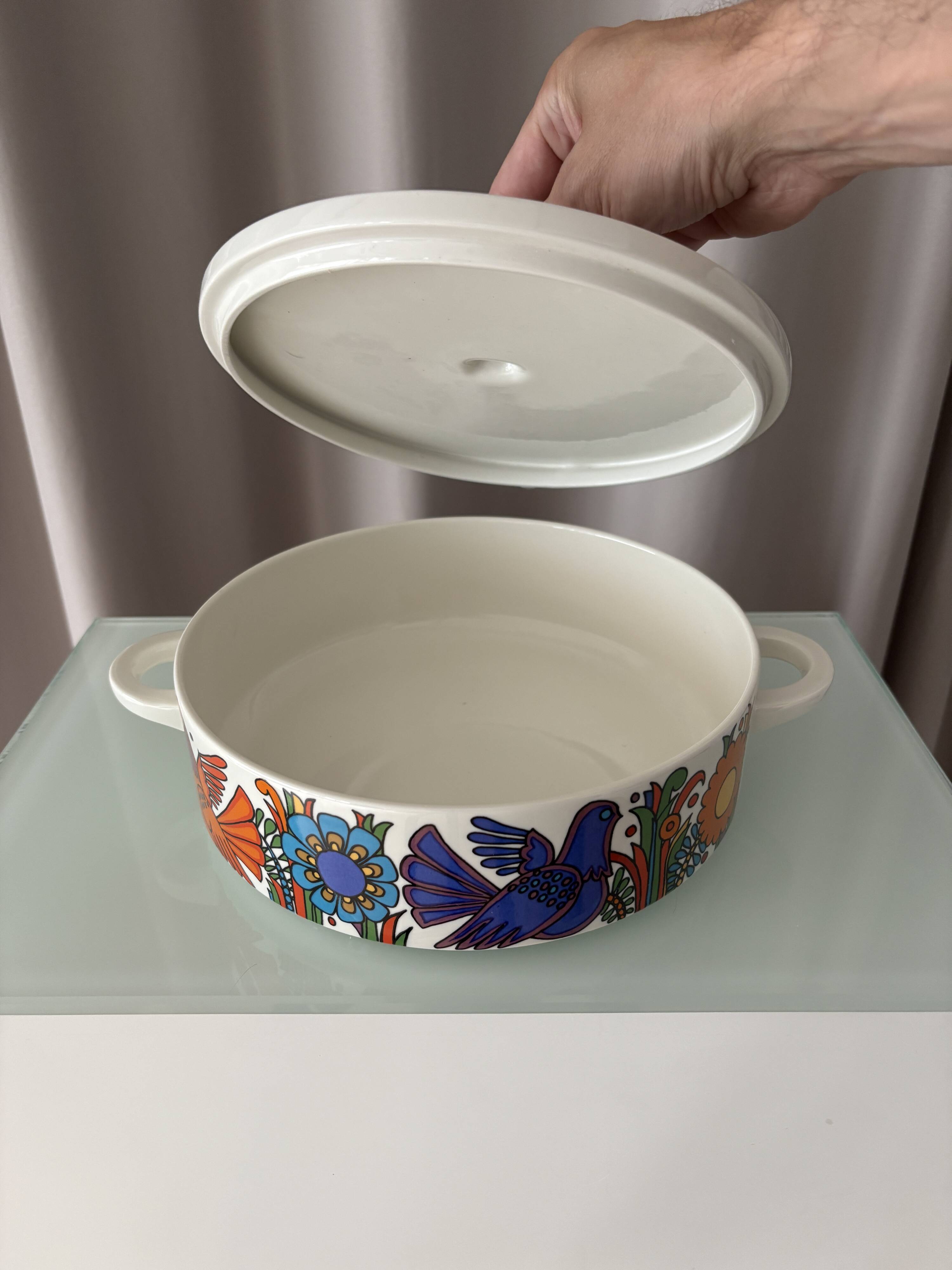 Vintage Villeroy & Boch Acapulco Covered Serving Dish