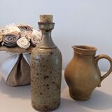 Pyrite stoneware bottle