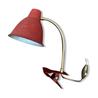 Bedside lamp with clip-on 50s