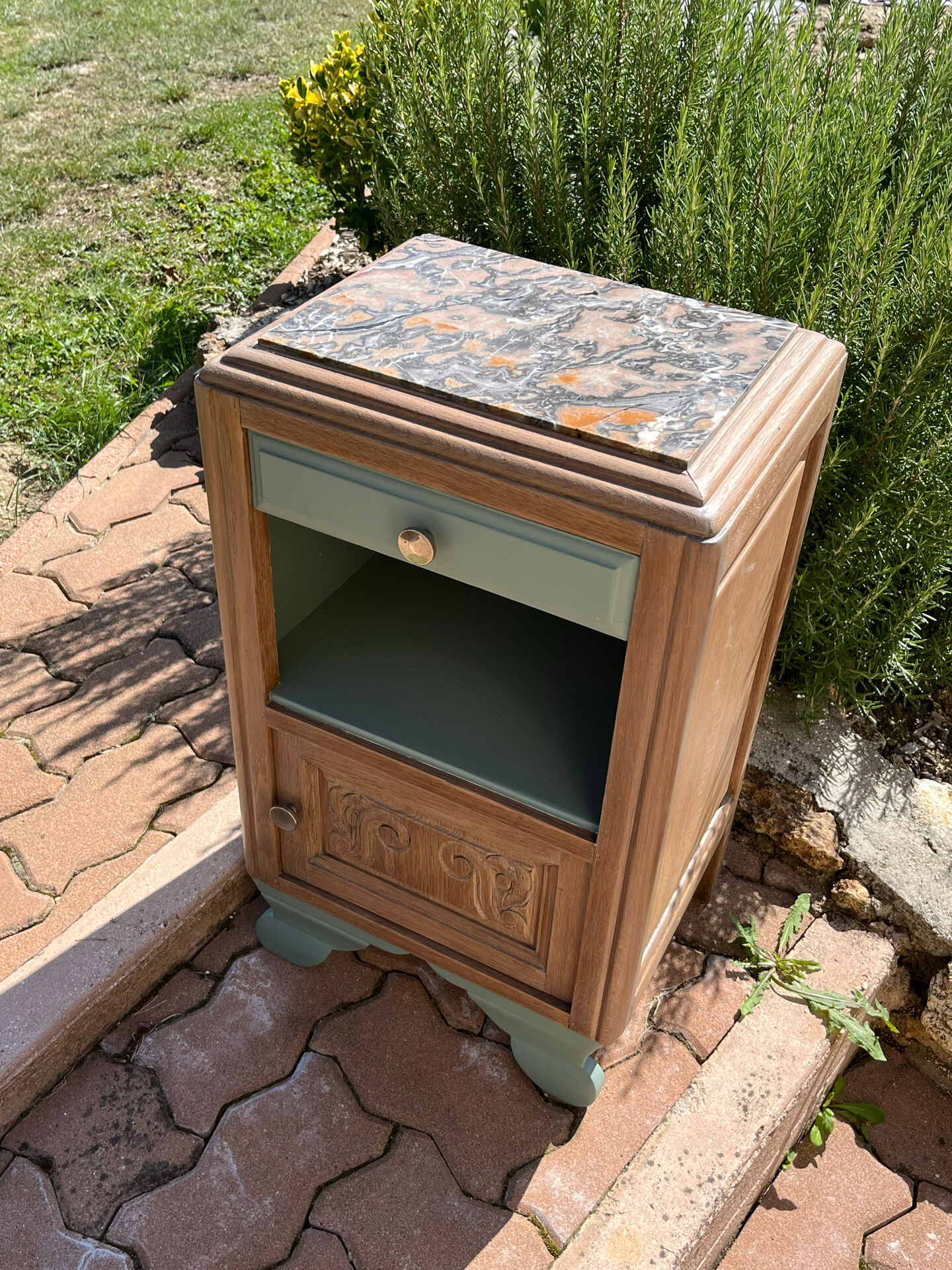 Art Deco bedside table
