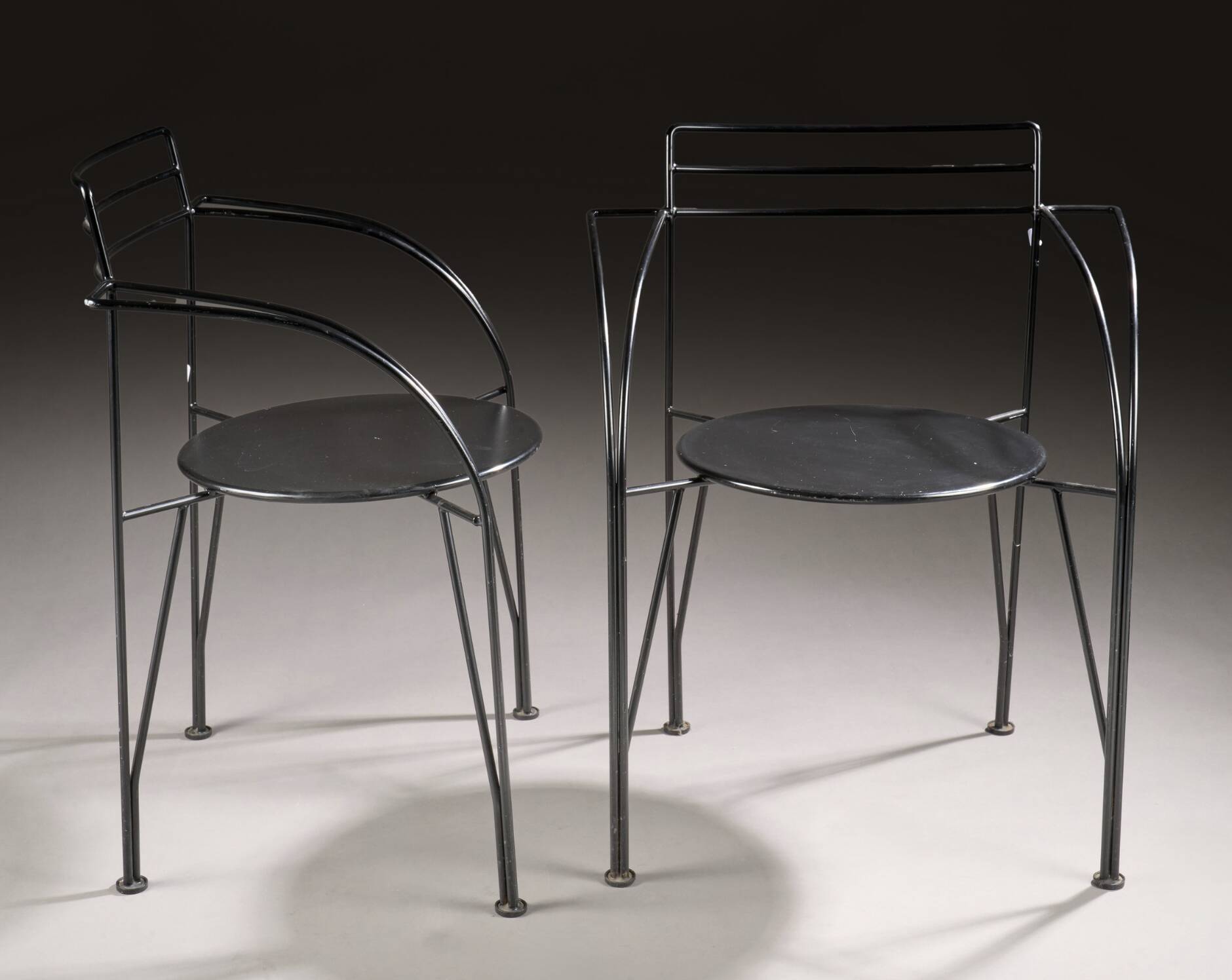 Lot table and chairs Pascal Mourgue