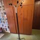 Italian design coat rack – Chrome metal and black lacquer – 1960s-1970s