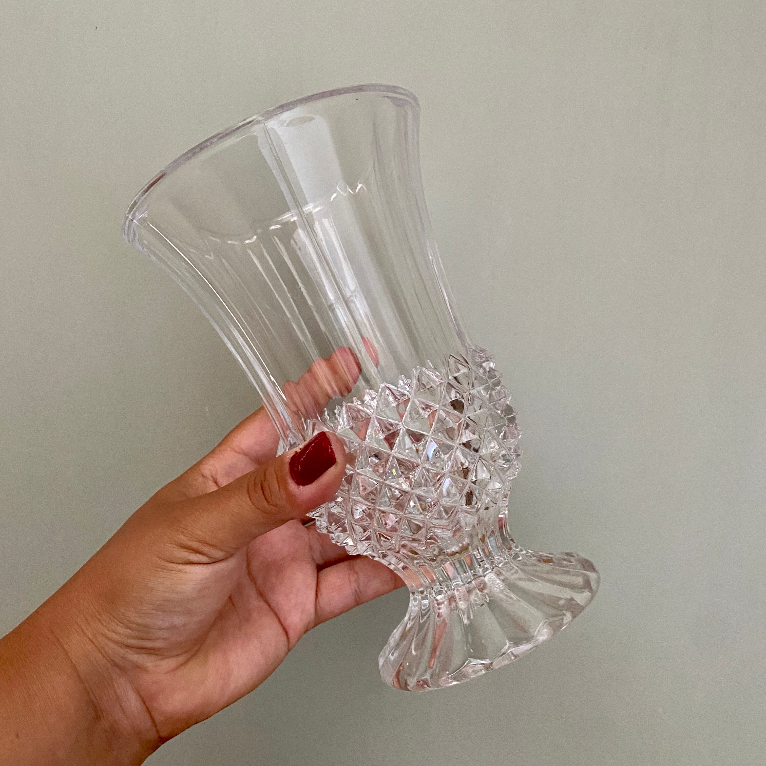 Antique glass vase