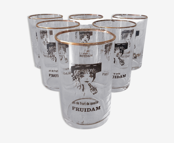 Lot de 6 verres à jus de fruits fruidam