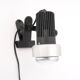 Clip lamp or wall lamp in aluminum and black plastic, 1980s