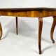 Large flat desk Biedermeier in cherry veneer, Circa 1815 Austria