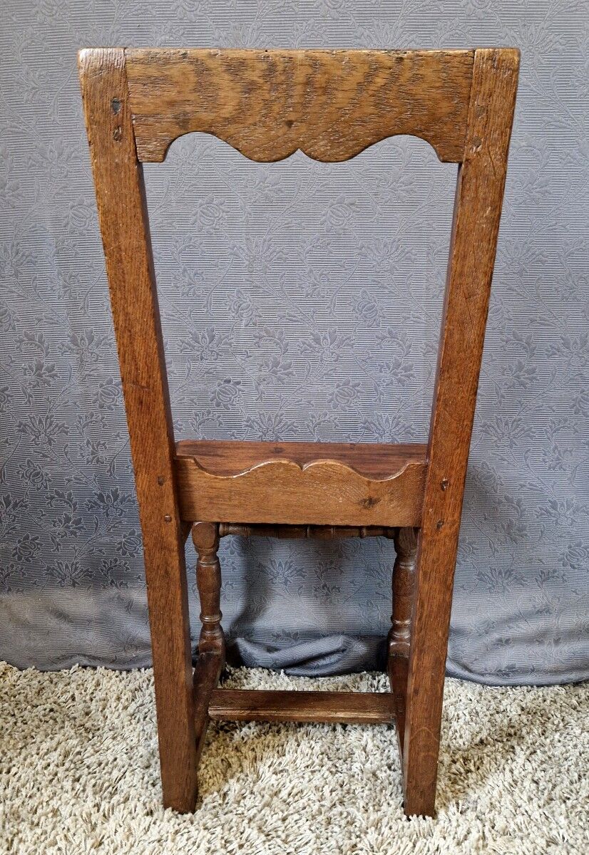 Chaise Lorraine en chêne, XIXe