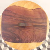 Vintage olive wood cheese platter