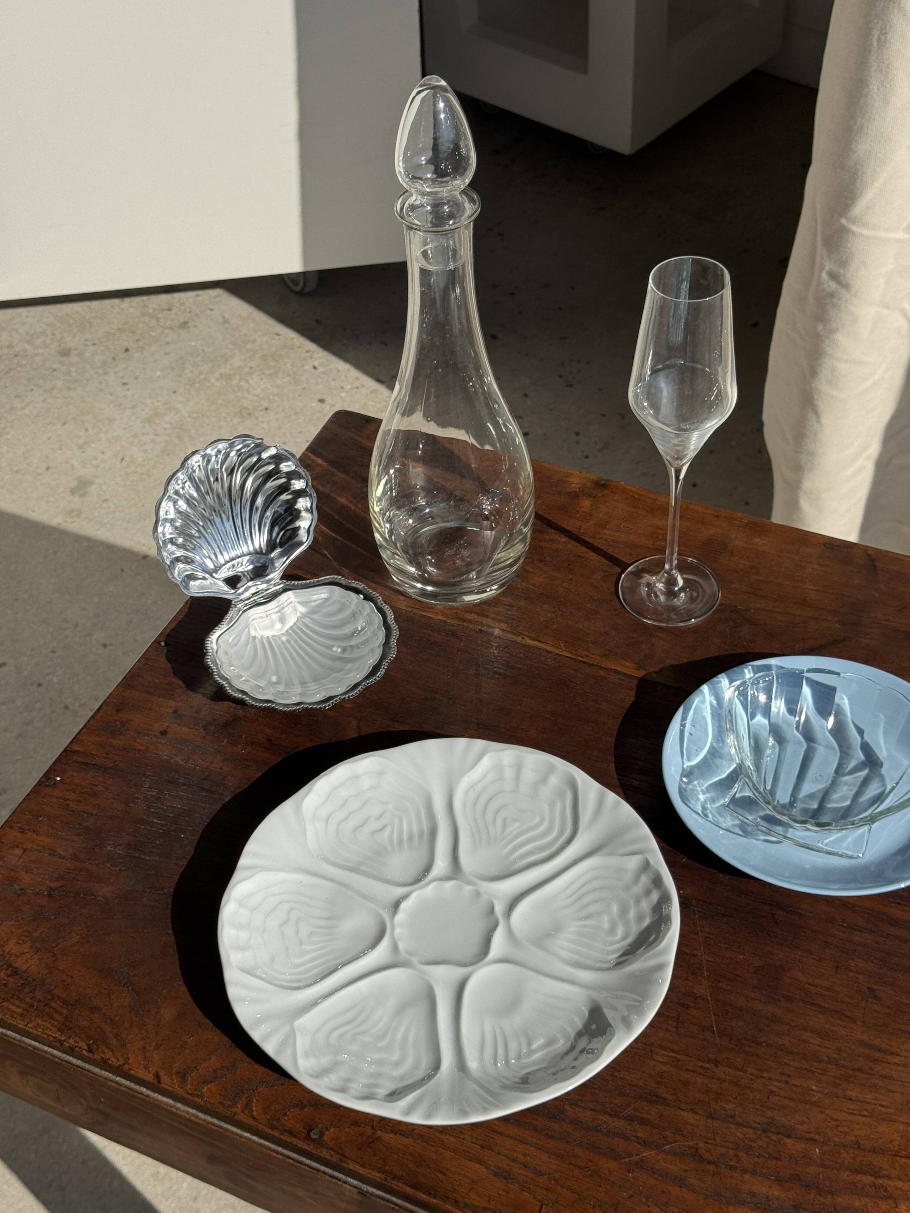 Glass carafe with stopper D11 H35.5